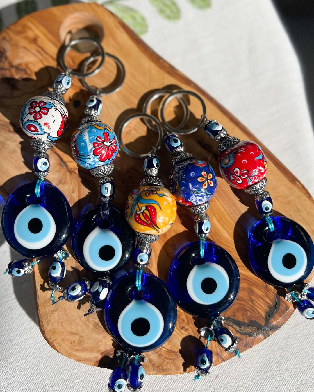 HAND PAINTED KEY CHAINS