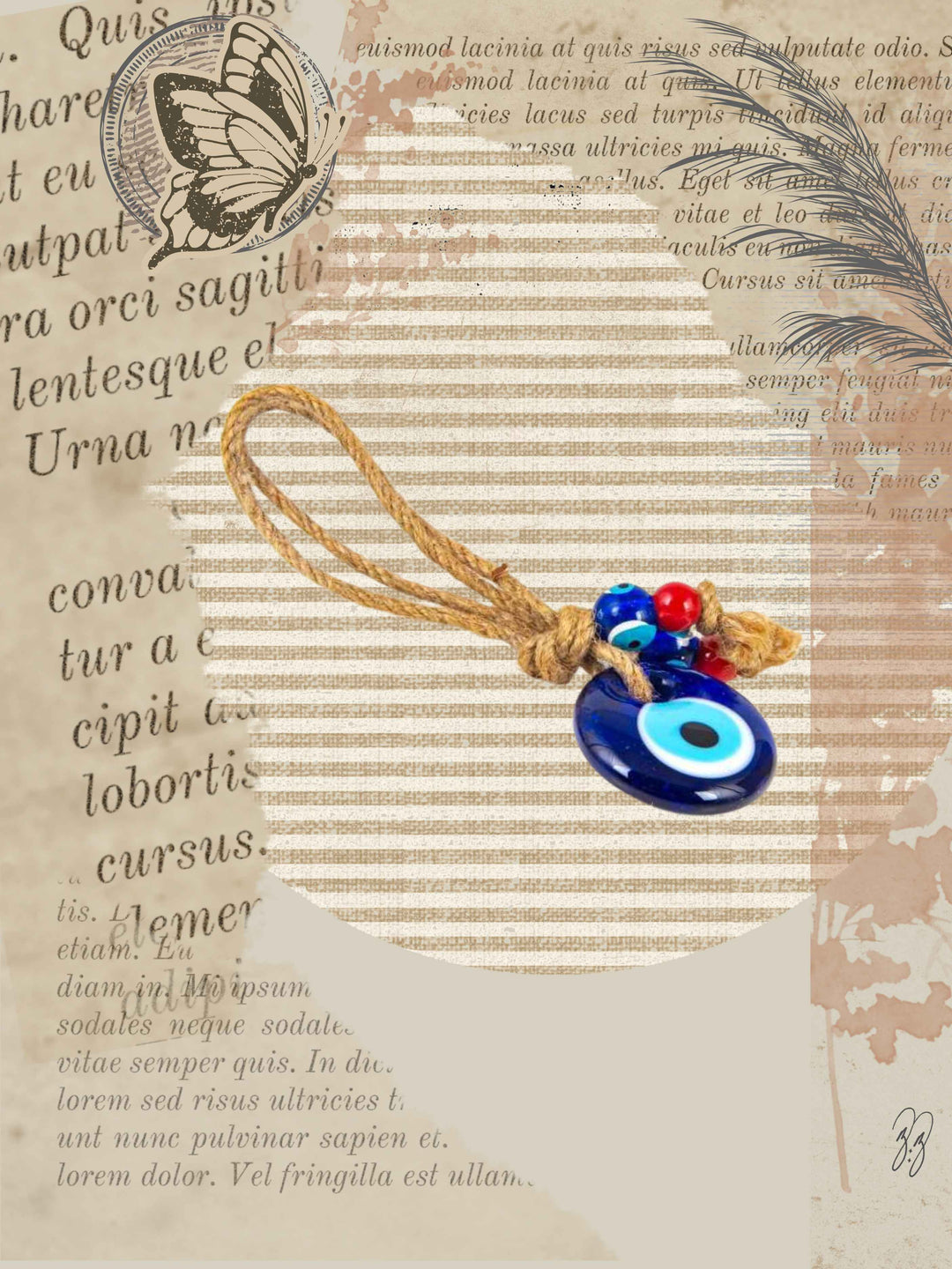 Small Evil Eye Wall Decor