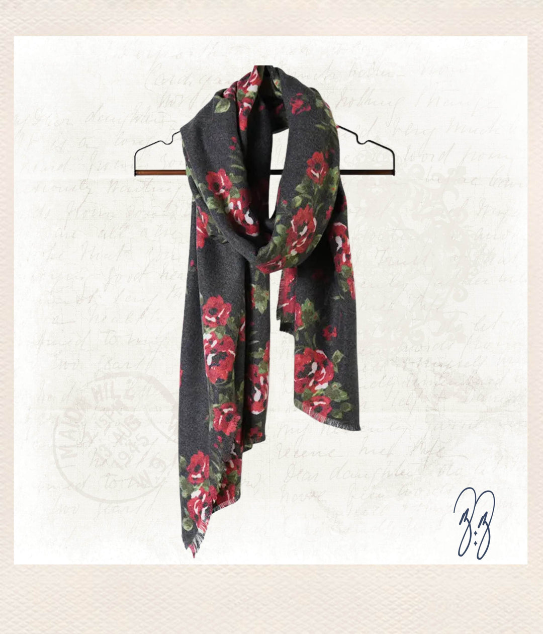 Fall Rose Scarf