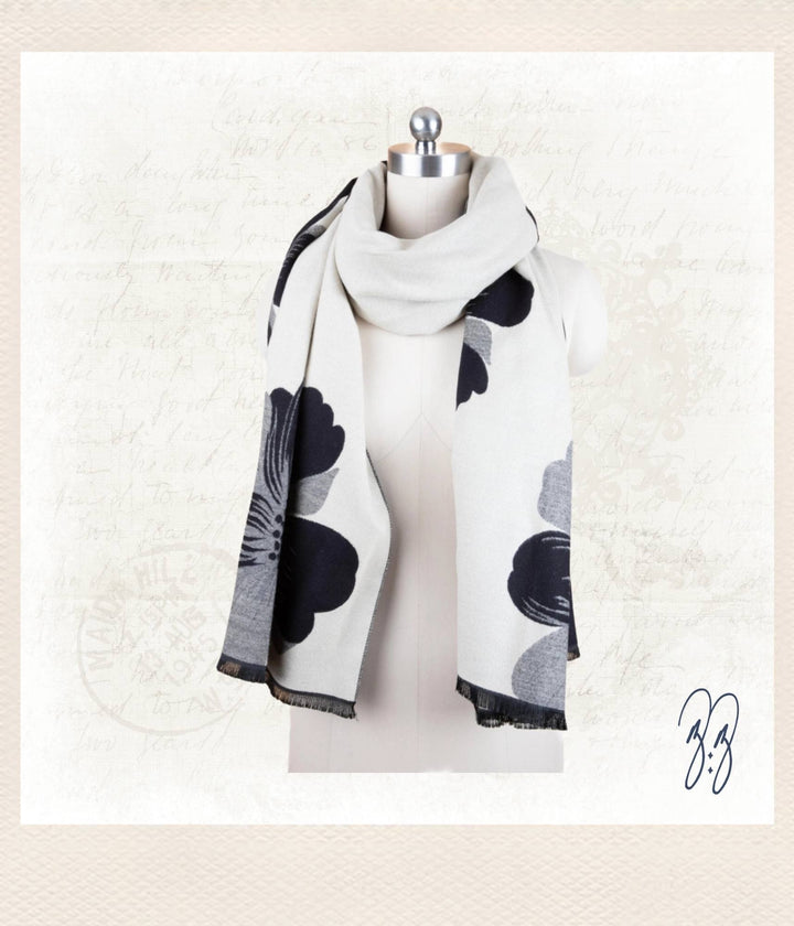 Reversible Floral Scarf