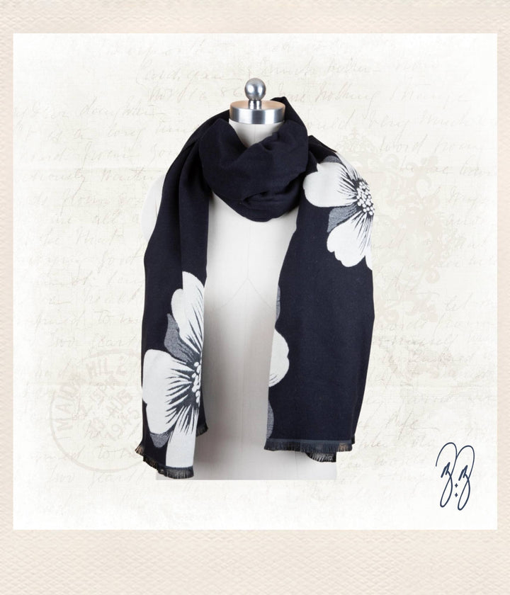 Reversible Floral Scarf