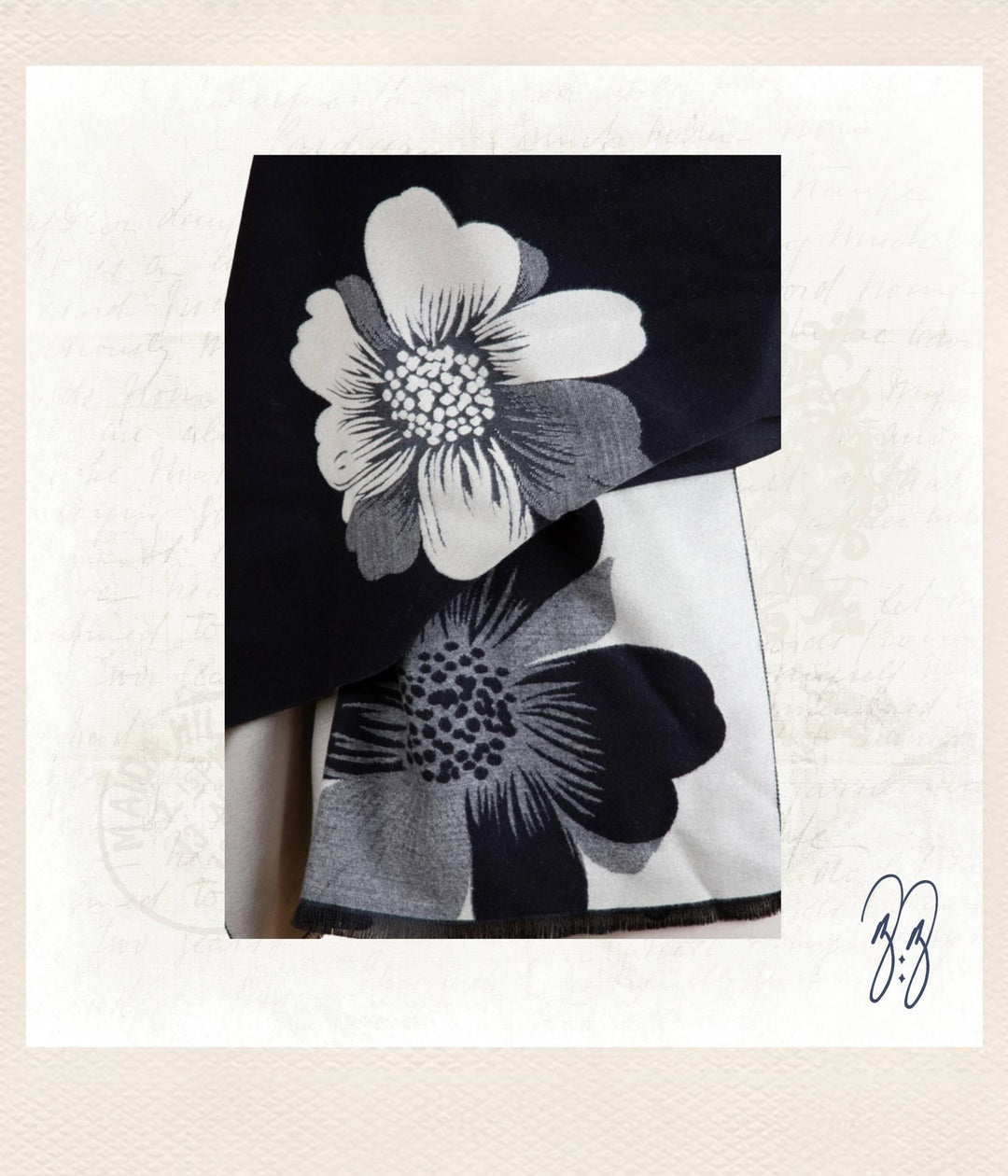 Reversible Floral Scarf