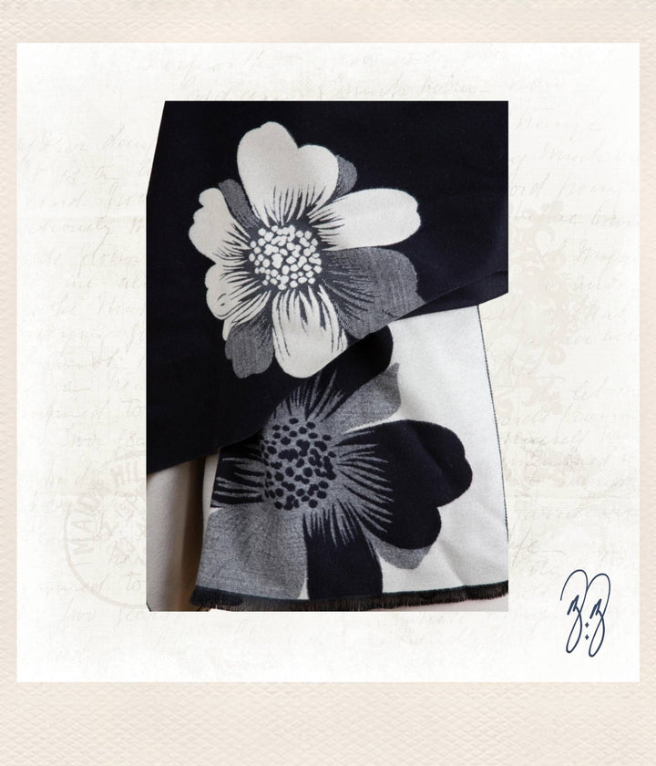 Reversible Floral Scarf