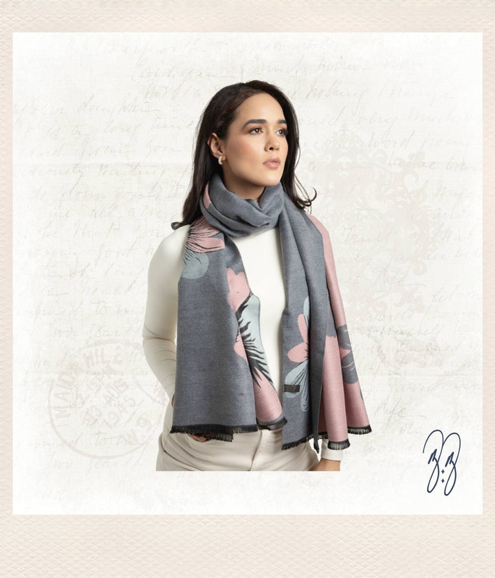 Reversible Floral Scarf