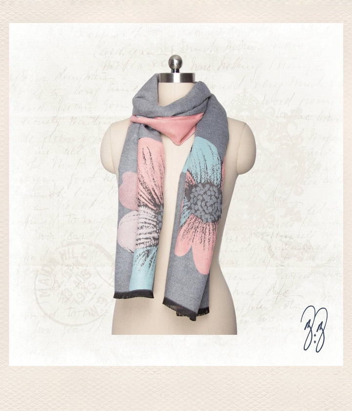 Reversible Floral Scarf