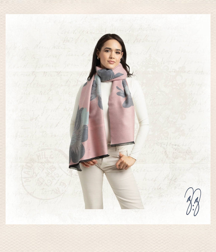 Reversible Floral Scarf
