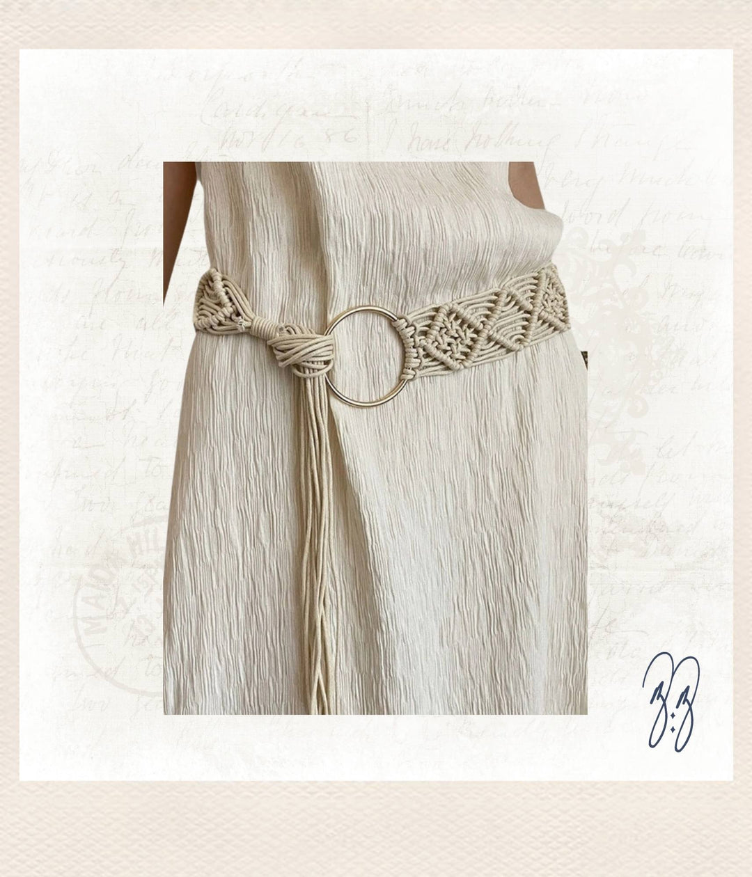 Boho Braided Belt