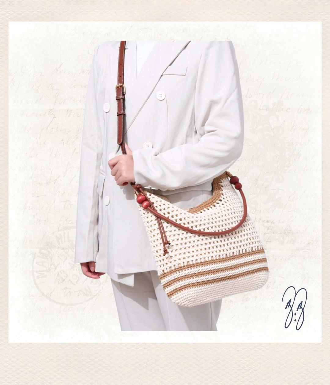 Woven Shoulder Bag