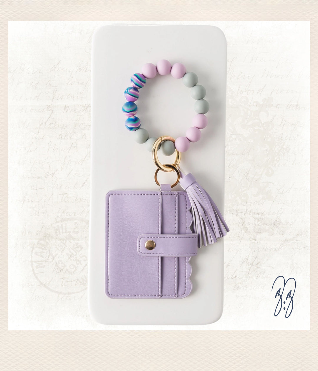 Silicone Wristlet - Wallet Keychain Bracelet Card Key Holder