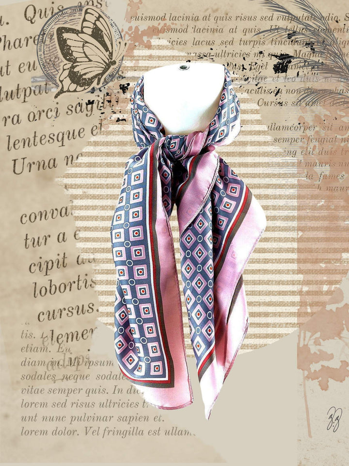 SILKY TILE SCARVES
