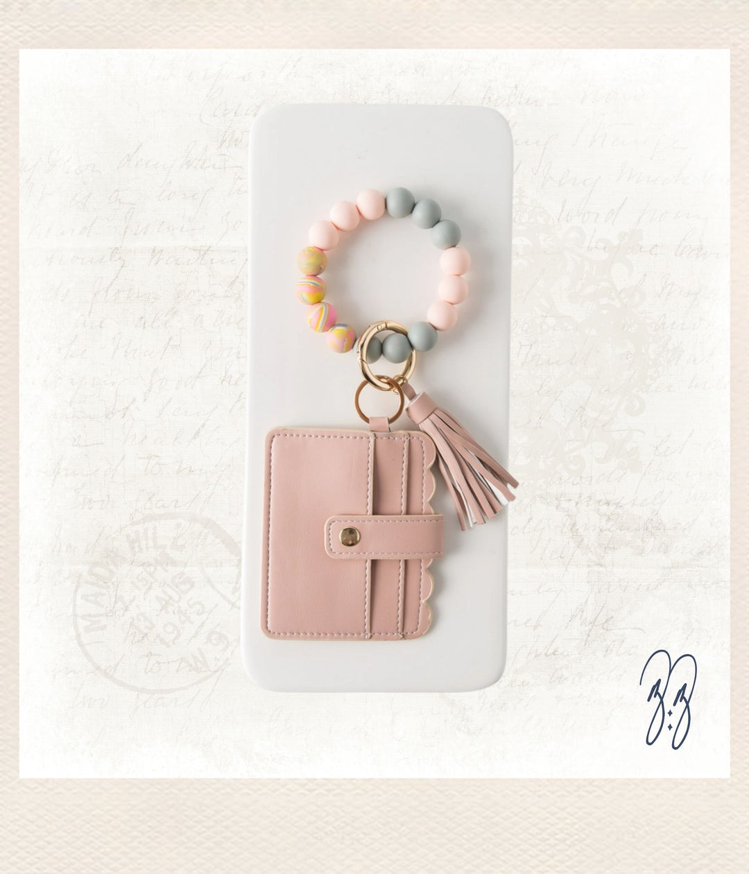 Silicone Wristlet - Wallet Keychain Bracelet Card Key Holder
