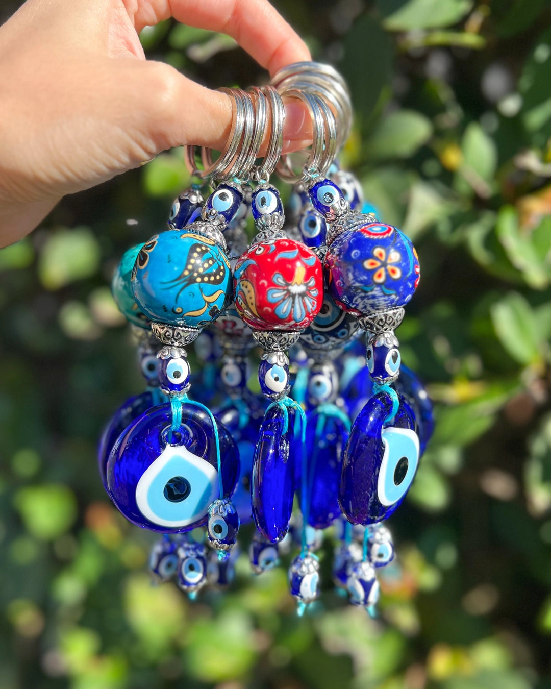 HAND PAINTED KEY CHAINS