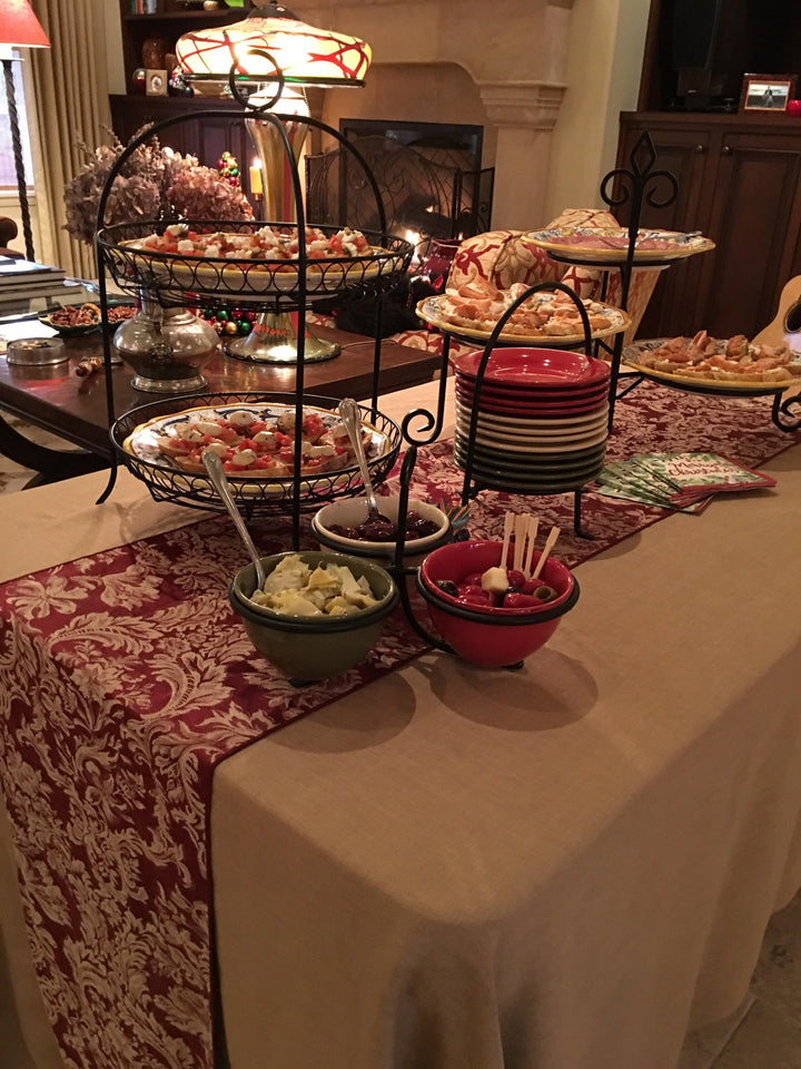 Faux Burlap Tablecloth Rectangular