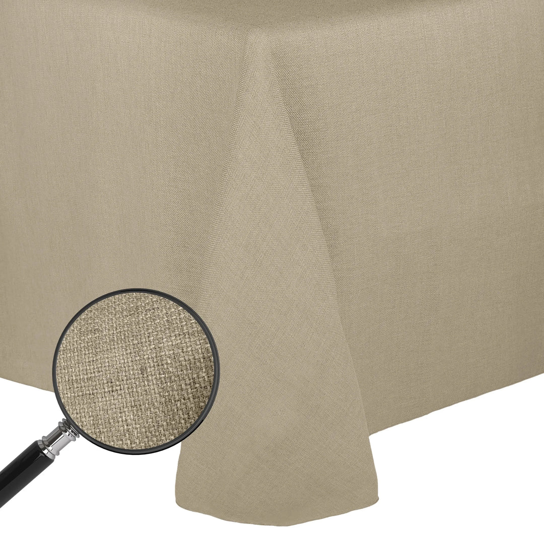Faux Burlap Tablecloth Rectangular
